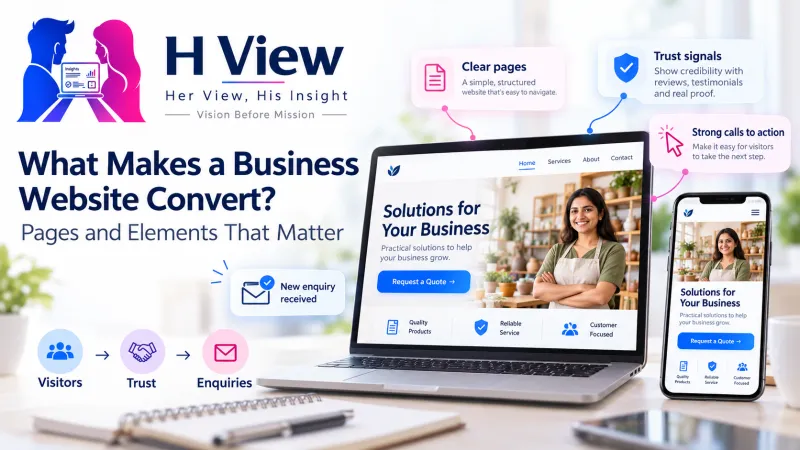 What Makes a Business Website Convert? Pages and Elements That Matter
