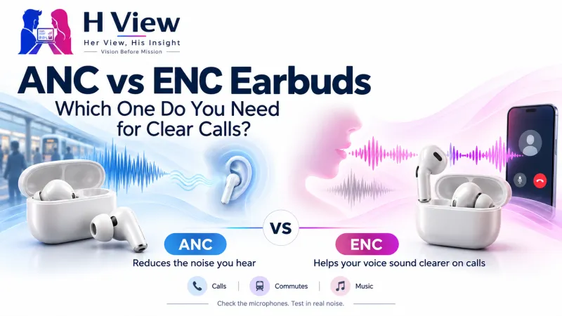 ANC vs ENC Earbuds: Which One Do You Need for Clear Calls?