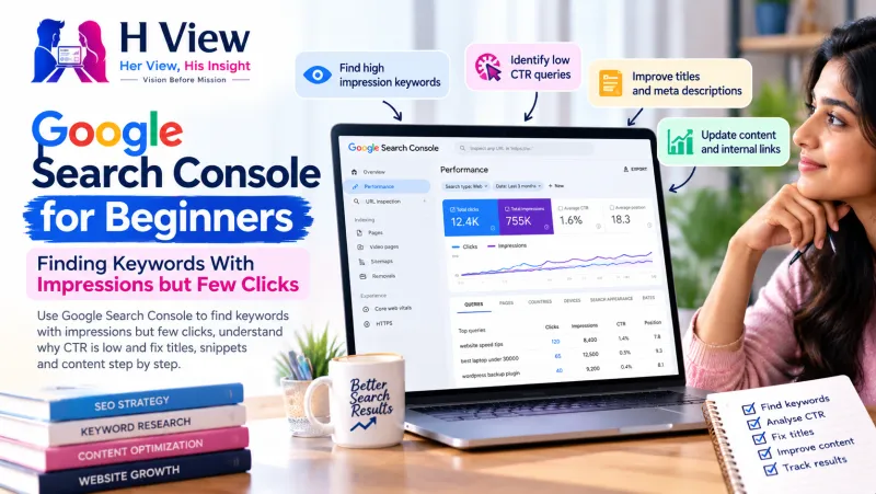 Google Search Console for Beginners: Finding Keywords With Impressions but Few Clicks