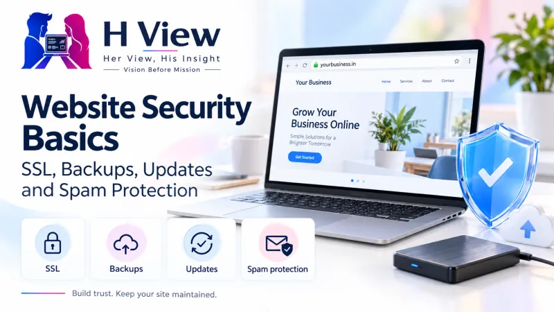Website Security Basics: SSL, Backups, Updates and Spam Protection