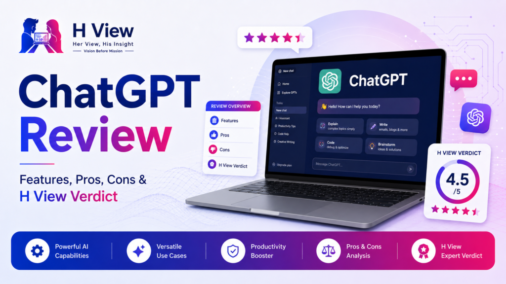 chatgpt review works features pros