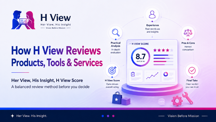 How H View Reviews Products, Tools, and Services