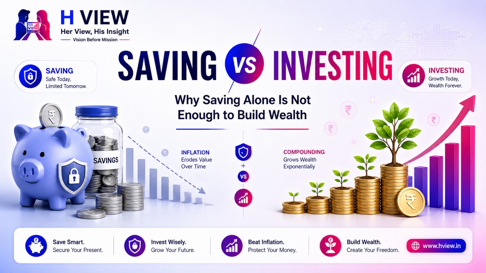 Saving vs Investing: Why Saving Alone May Not Be Enough