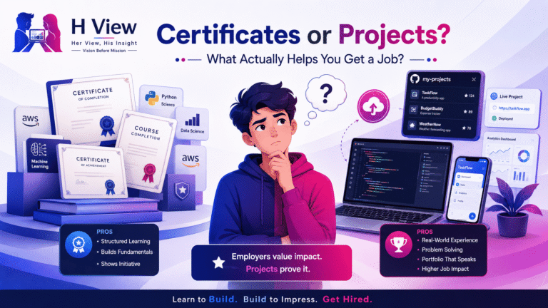 Certificates or Projects: What Actually Helps You Get a Job?