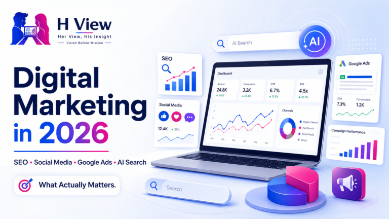 Digital Marketing in 2026: SEO, Social Media, Google Ads, AI Search and What Actually Matters