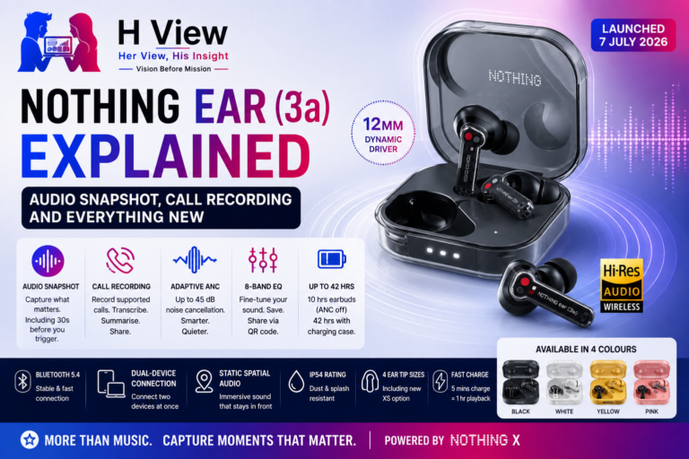nothing ear explained audio snapshot