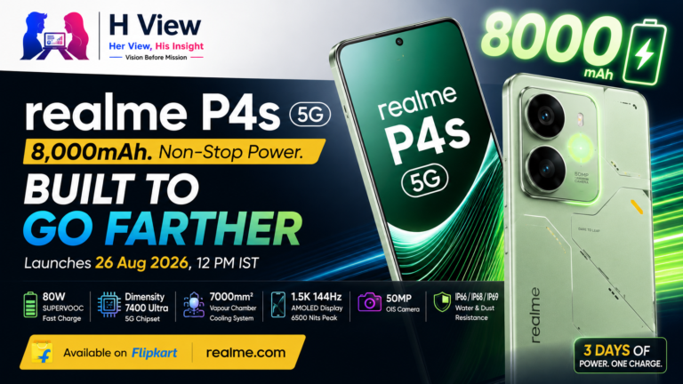 realme p4s 8000mah battery big-battery