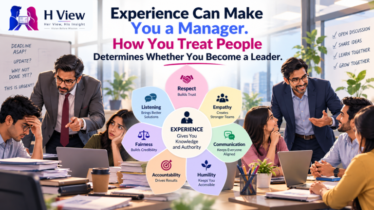 experience can make you manager